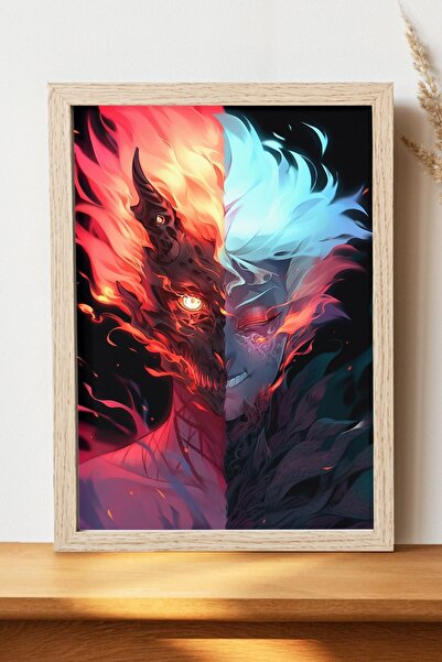 Luna Marissa Αφίσα Anime Fire and Water - Αφίσα τοίχου από γυαλιστερό χαρτί χ...