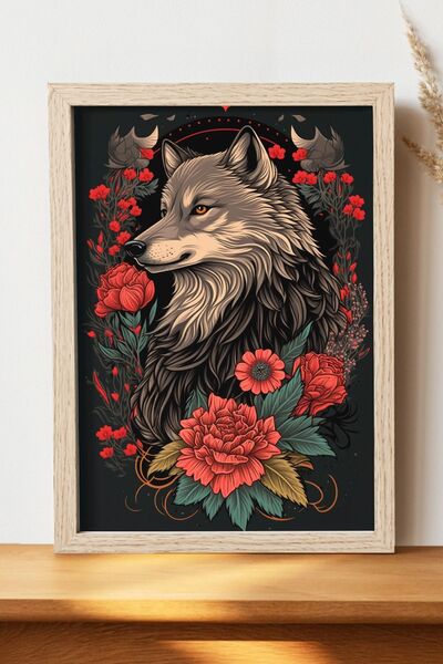 Luna Marissa Αφίσα Wolf - Αφίσα τοίχου από γυαλιστερό χαρτί χωρίς πλαίσιο
