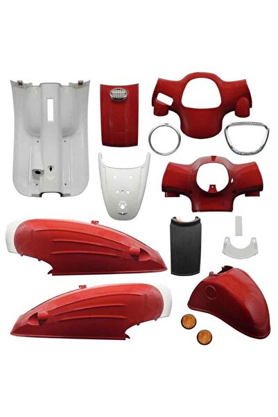 SEVGENT Mondial Turismo 50İ Kaporta Seti (Boyalı Parçalar) Kırmızı 15 Parça