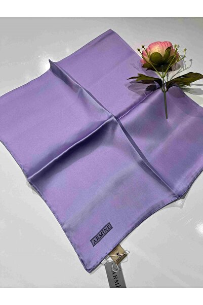 Modario Armine Solid Color Silk Scarf - 5