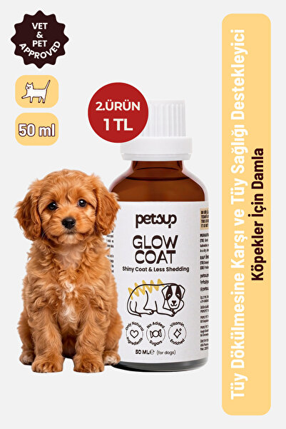 Köpekler İçin Tüy Dökülmesini Azaltmaya Yardımcı Damla | Biotin & Vitamin Destekli Tüy Bakımı-50ml