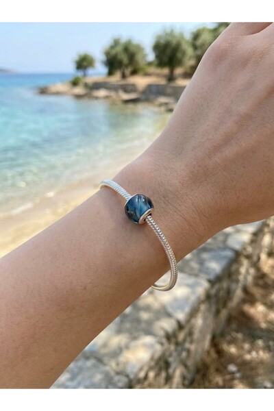 My Story Mavi Dalgalar Murano Charm