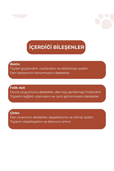 MALLY PET PROFESSIONEL PET CARE Kediler Için Tüy Dökülmesi Engelleyici Tüy Sağlığı Damlası Plus B For Cats 50 ml