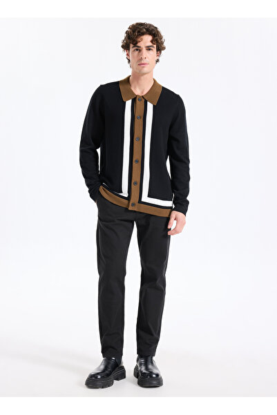 BOSS Siyah Erkek Tapered Fit Chino Pantolon Chino_tapered