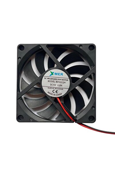 Arduino 80x80x10mm 12V 0.20A 2P Fan