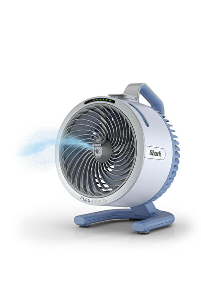 Shark Flexbreeze HydroGo Serinletici Buharlı Fan - Buz Mavisi