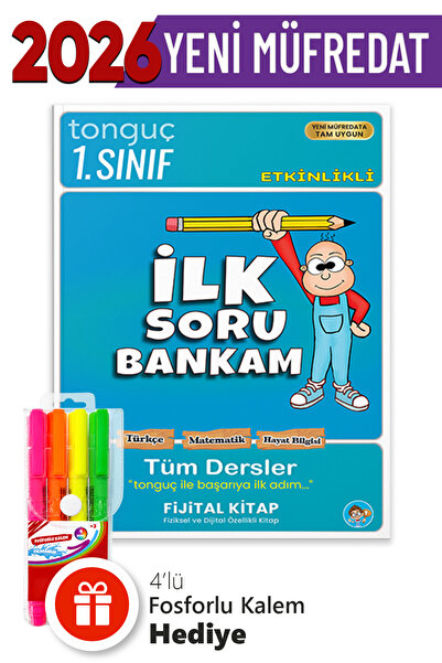 Tonguç Yayınları Tonguç 1. Sınıf Tüm Dersler Soru Bankası İlk Soru Bankam + H...