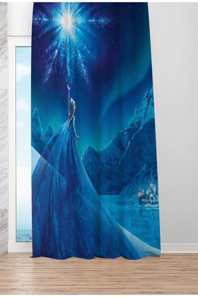 EVSEHOMES Cortina de fundal Frozen (cadou husă de pernă)