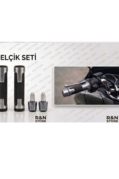 OEM Honda PCX Uyumlu Alüminyum Elcik Ve Gidon Topuzu Seti - Premium Motor Elc...
