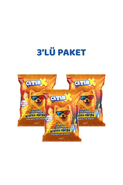 ÇıtırX Köpek Cipsi (40 Gr. X 3 Adet)