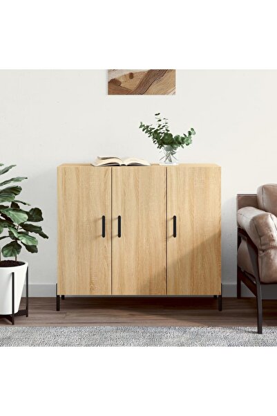 Concept Servantă, stejar sonoma, 90x34x80 cm, lemn compozit