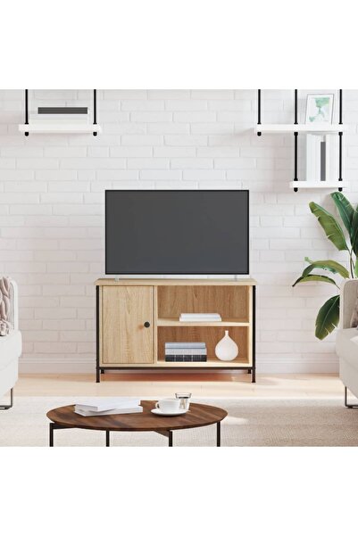 Concept Comodă TV, stejar sonoma, 80x40x50 cm, lemn prelucrat