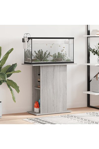 Concept Suport acvariu, gri sonoma, 36x75x72,5 cm, lemn prelucrat