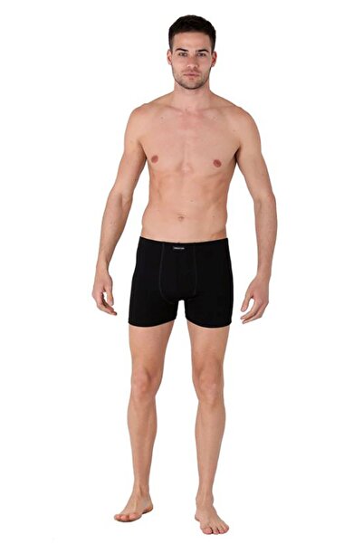 THERMOFORM Erkek Bambu Boxer Şort Külot 3’lü Paket Siyah, Yumuşak ve Nefes Alabilir İç Giyim