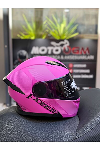 FAZER FR-965 LINE WOMEN Çene Açılır Siyah Vizör Kask