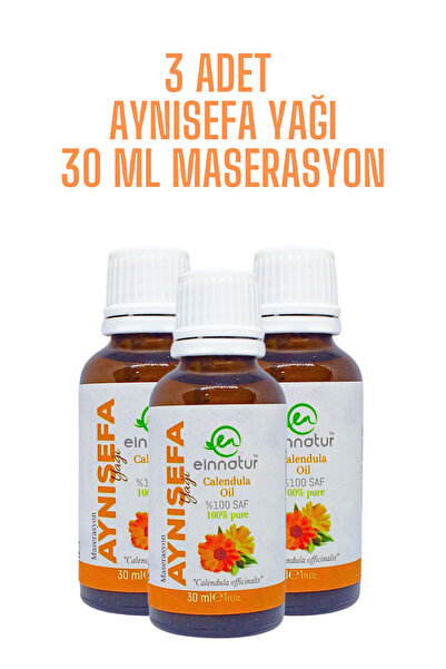 EinNatur Calendula Officinalis 3 Pieces 30 ml - 100% Pure Olive Oil Maceratio...