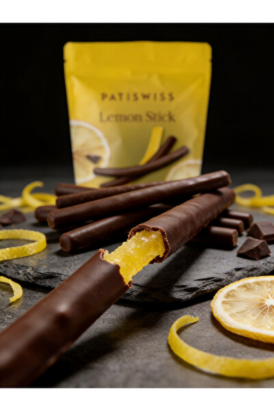 Patiswiss Bitter Çikolatalı Limon Çubukları, 80G
