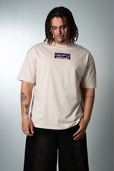 UKHWD SUPPLY Tricou supradimensionat pentru bărbați Colorado Stone