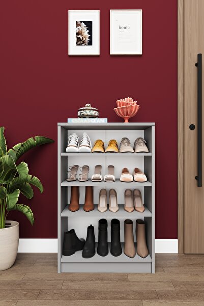 asratrend Modern 4 Katlı Raflı Ayakkabılık %100 MDF Çok Amaçlı Düzenleyici A31