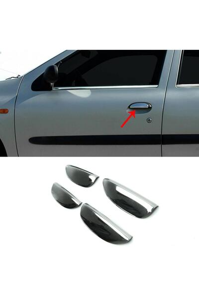A&G Tuning Renault Clio 2 Symbol Krom Kapı Kolu 1999-2008 Paslanmaz Çelik