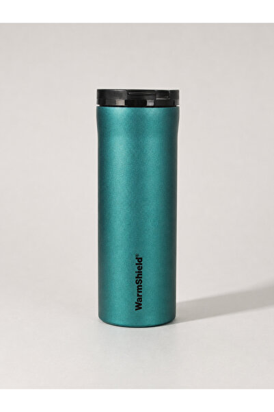 WarmShield Petrol Yeşili Çift Katmanlı Paslanmaz Çelik Termos Bardak 400 ml (...