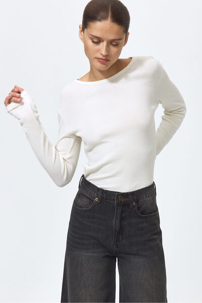 H&M Super Wide High Waist Jeans