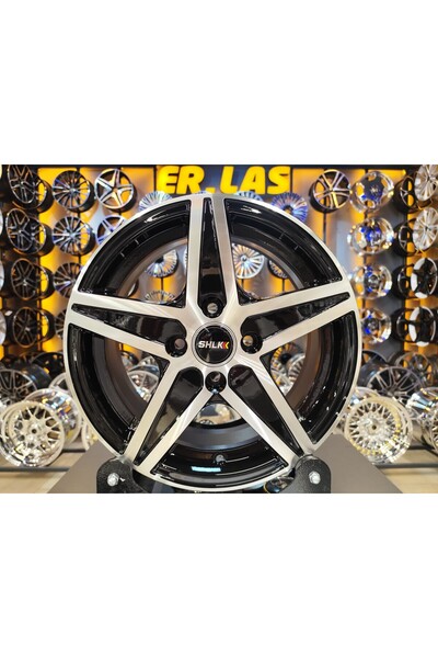 Universal 4 Adet SLK-2020 6*14 4*100 ET35 73.1 BLACK MACK JANT (Takım)