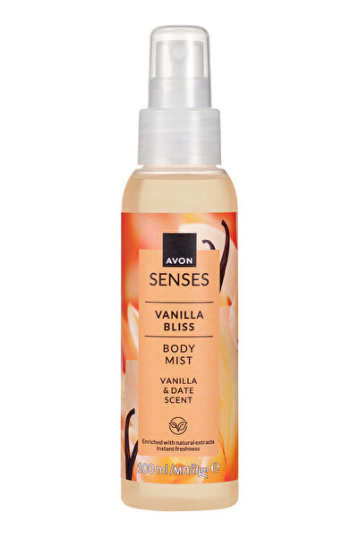 AVON Senses Vanilla Bliss Vanilya ve Hurma Kokulu Vücut Spreyi 100 Ml.