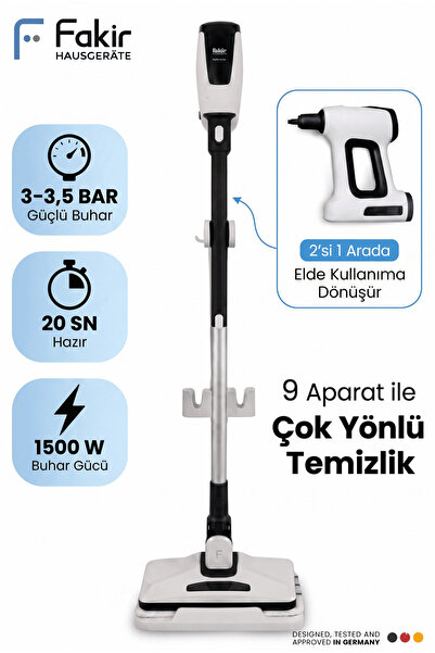 Multy Clean Steam Cleaner–Professional Hygiene, Chemical-Free Cleaning,2in1