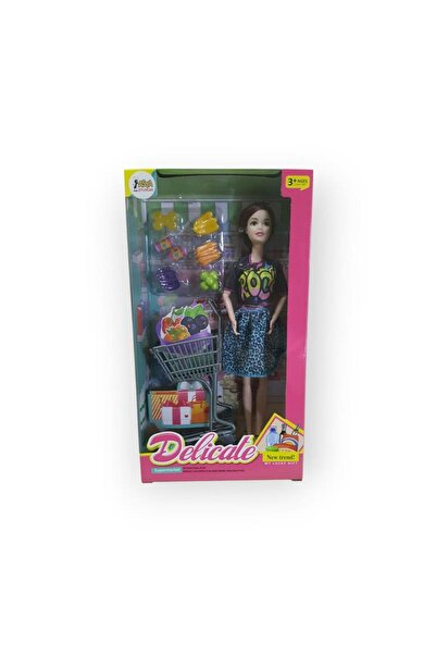KIZILKAYA Baby Set with Shopping Trolley Fun Market Game