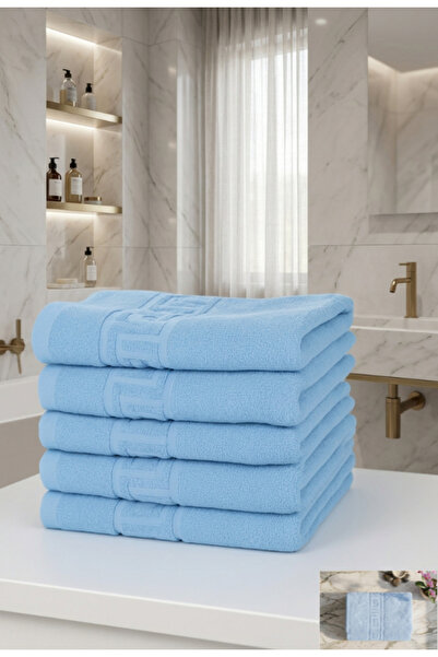 Truva Grup Set 5 Prosoape Baie Hoteliere Greek - 100% Bumbac Turcesc, 500 g/m...