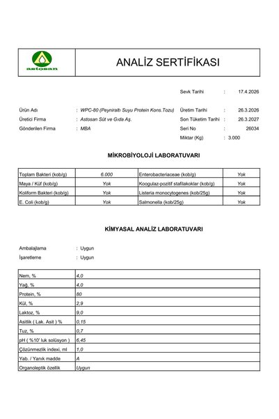 Swiss Nutrition Wpc80-80% Protein-Whey Gold Deluxe Series Alphine Milk 20 Servings Protein Powder