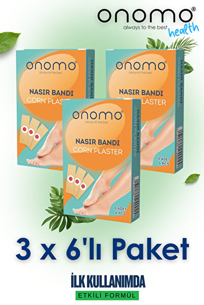 Onomo Health Nasır Bandı Nasır Yakısı 6lı x 3 Paket