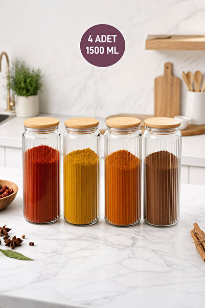 SELKA HOME - 4 قطع 1500 مل. جرة