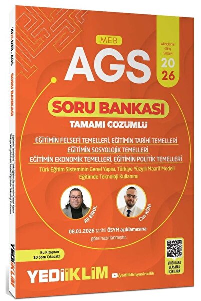 Anla Kazan Yayınları Yediiklim 2026 MEB-AGS Eğitim Bilimleri Eğitimin Felsefi...