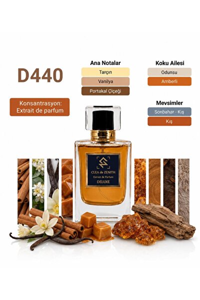 clea de zenith CLEADEZENİTH PARFÜM D440 DELUXE 50 ml Erkek Parfüm