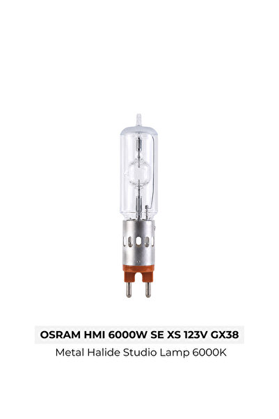 Osram مصباح HMI 6000 واط SE XS بجهد 123 فولت GX38، إضاءة معدنية هاليد للمسرح ...