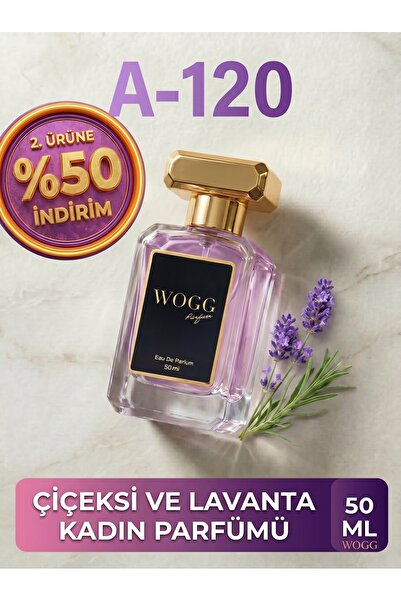 WOGG PARFÜM A120 Alııen | Uzun Süre Kalıcı Kadın Parfümü | 50 Ml EDP Parfüm | Çiçeksi ve Yoğun Parfüm