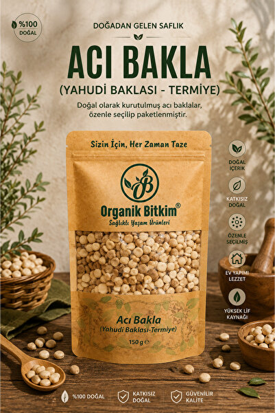 OB Organik Bitkim Acı Bakla (YAHUDİ BAKLASI, TERMİYE) 150 gr