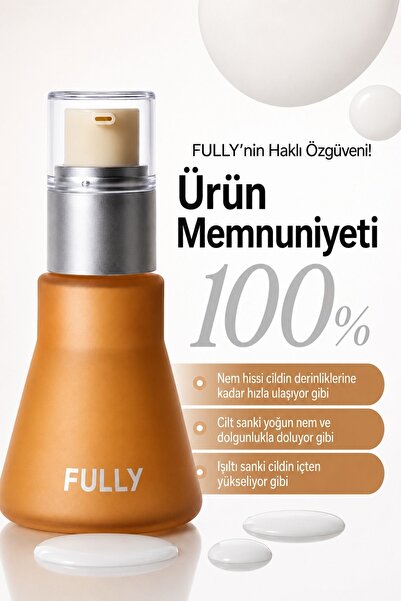 FULLY Rice PDRN Glow Boosting Serum - Pirinç PDRN Aydınlatıcı Nem Serumu 50 ml