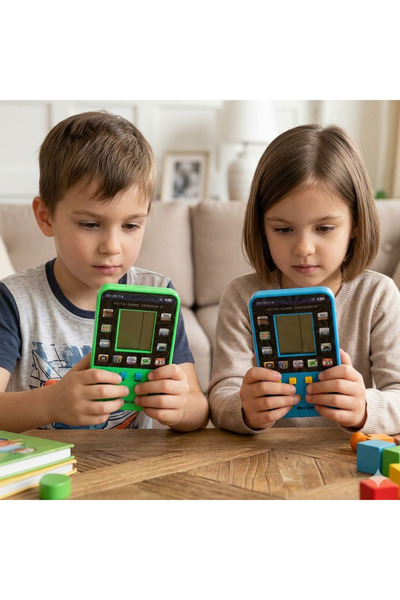 Cici Oyuncak Mini Tetris Retro El Oyun Konsolu Nostalji Oyuncak 1 Adet