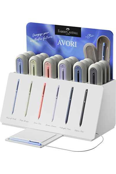 Faber Castell SET DE 18 PIXURI AVORI XB, DIVERSE CULORI, FABER-CASTELL