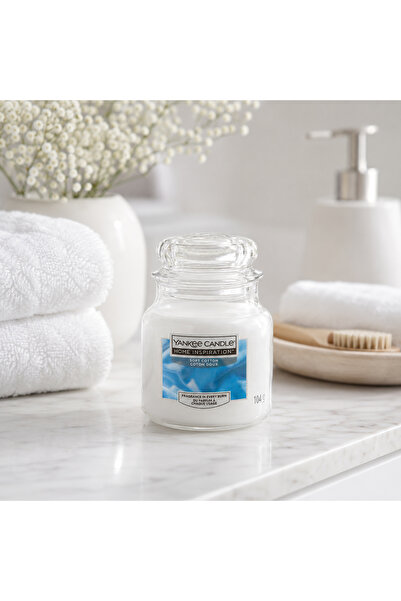 Yankee Candle Lumanare Parfumata Borcan Mic Soft Cotton, Home Inspiration