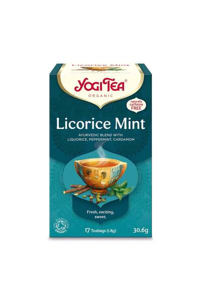 Yogi Tea Ceai organic de lemn dulce și mentă, 17 pliculețe 30.6g