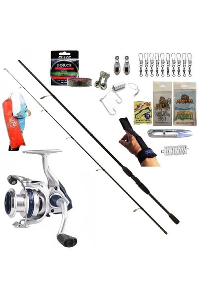 Okuma Aria 40 Double Black 270cm 15-40gr Kıyı Spin Olta Takımı Seti