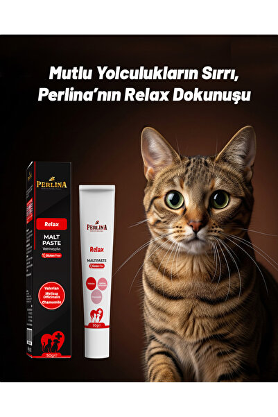 Perlina Relax Malt Paste Kedi Malt Macunu 50 gr