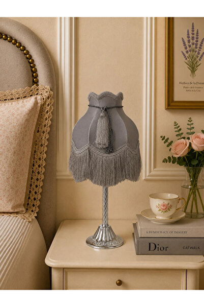 Dekovien Gray Velvet Covered Cord Decoration Bedroom for Living Room - Silver...