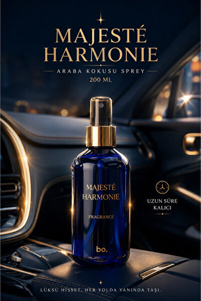 Bo Essences Majeste Harmonie 200 ml Araba Kokusu Sprey – Uzun Süre Kalıcı Lük...