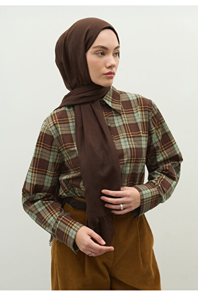 Freshscarfs Kaşmir Dokulu Şal Bitter
