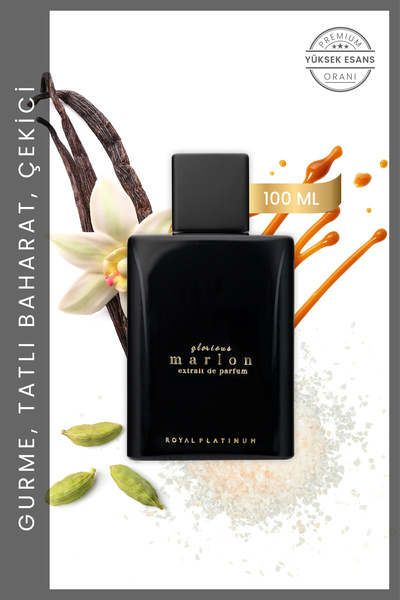 Royal Platinum Marlon 100 Ml Unisex Niche Parfüm Karamel Baharat Tatlı Yoğun